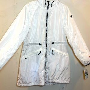 Brand New Michael Kors Water Resistant Hooded Anorak Utility Jacket